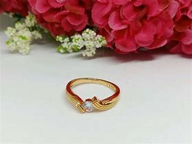 Cincin Putih Permata